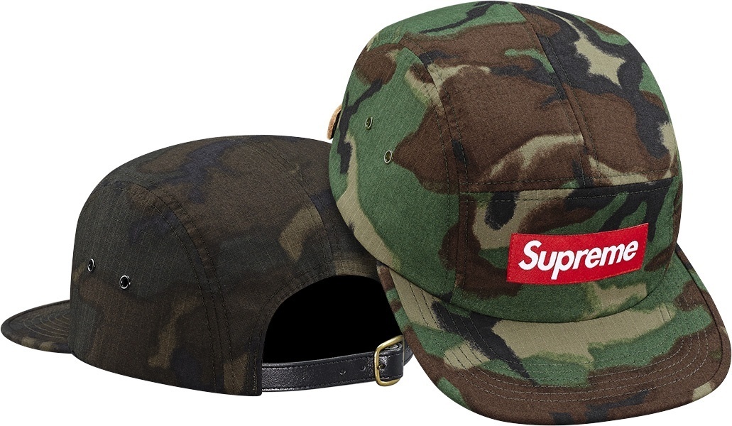 Military Painted Camo Camp Cap